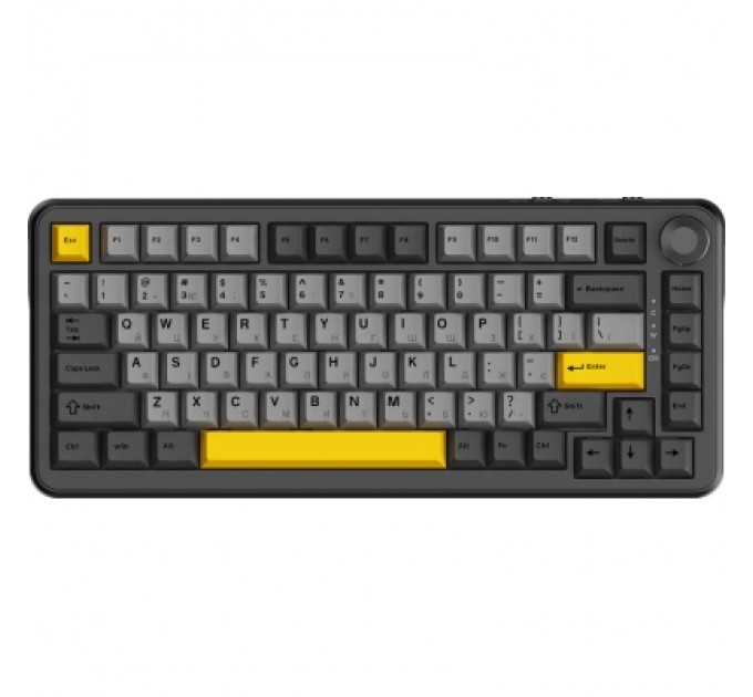 Клавіатура Ajazz AK820 MAX Magnetic Switch RGB USB Black (AK820MAX-WM-BGY)