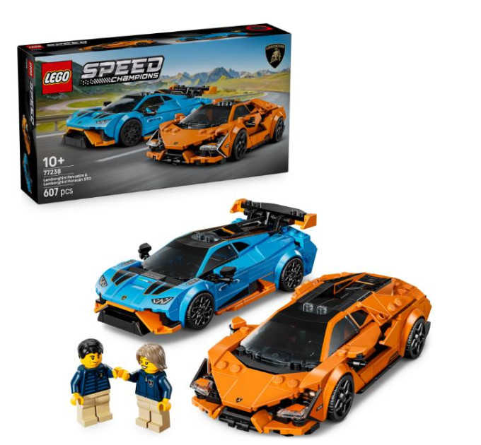 LEGO Конструктор LEGO Speed Champions Lamborghini Revuelto та Huracan STO (77238)