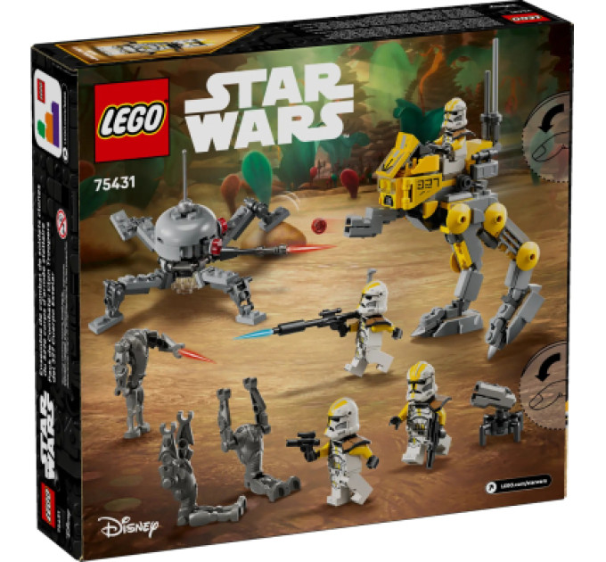 LEGO Конструктор LEGO Star Wars Бойовий загін бійців-клонів 327-го галактичного корпусу (75431)