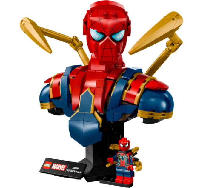 LEGO Конструктор LEGO Super Heroes Погруддя Залізної Людини-Павука (76326)