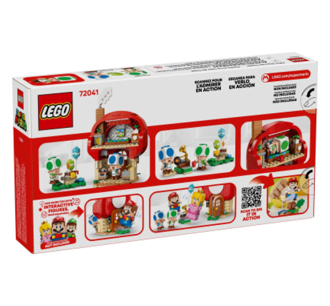 LEGO Конструктор LEGO Super Mario Вечірка в будинку Toad (72041)