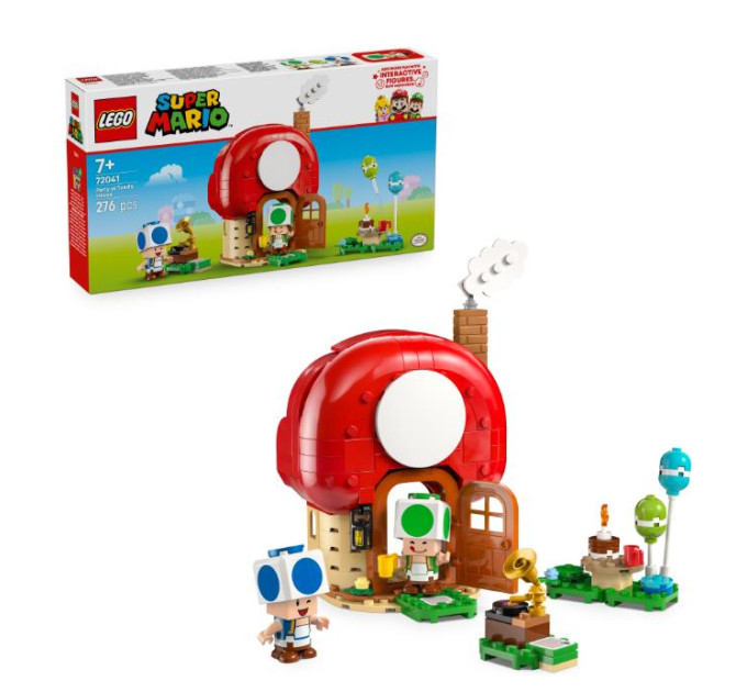 LEGO Конструктор LEGO Super Mario Вечірка в будинку Toad (72041)