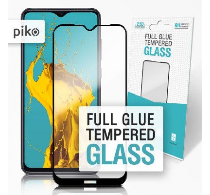 Скло захисне Piko Full Glue Xiaomi Redmi Note 8T (1283126496547)