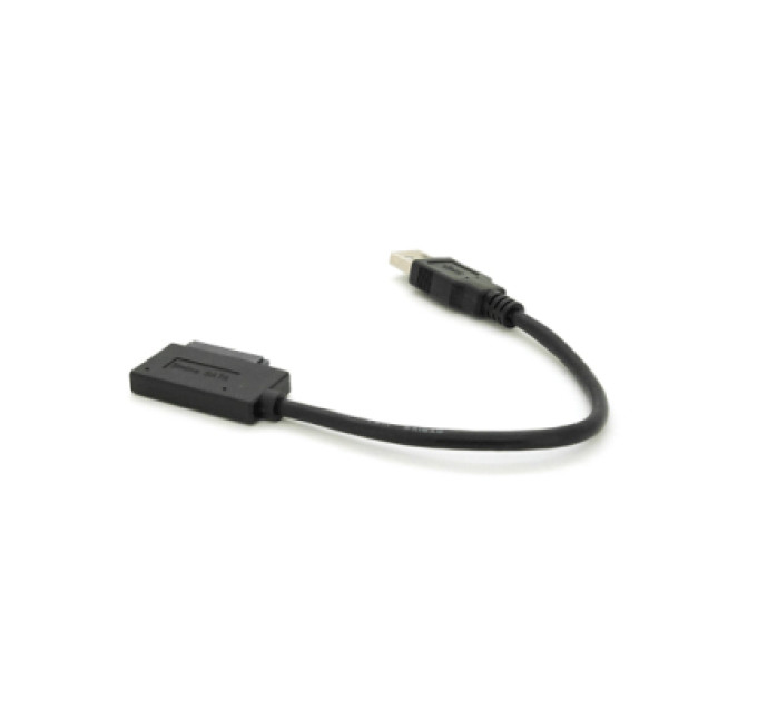 Voltronic Перехідник USB 3.0 AM to Slimline SATA 13 pin 0.12m for ODD black Voltronic (YT-C3.0-SATA/0.12)