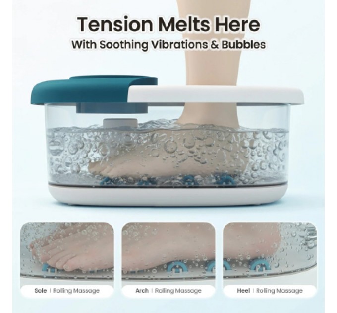 Масажна ванночка для ніг NAIPO XKAM-SPA18 зелений