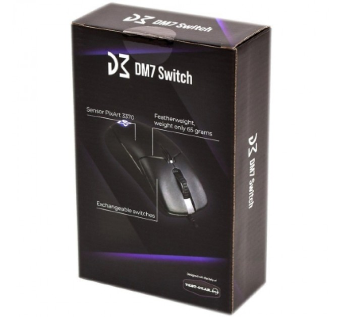 Dream Machines Мишка Dream Machines DM7 Switch Kailh PA 3370 Black (DM7_SWITCH)