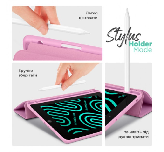 Чохол до планшета Armorstandart Smart Fold Pen Samsung Galaxy Tab S11 Pink (ARM88429)