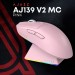Мишка Ajazz AJ139 V2 MC Wireless/Bluetooth/USB Pink (AJ139-V2-MC-Pink)