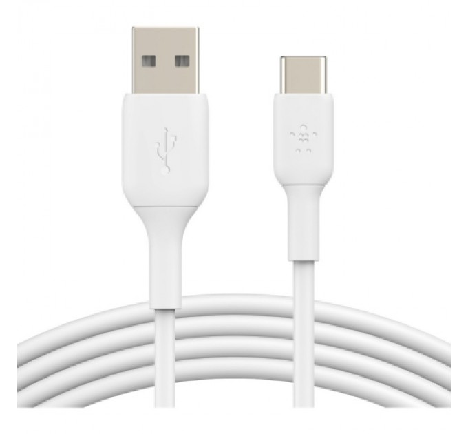 Дата кабель USB 2.0 AM to Type-C 1.0m PVC white Belkin (CAB001BT1MWH)