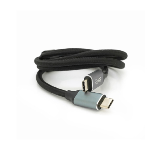 Voltronic Дата кабель USB-C to USB-C 1.0m USB 3.2 Gen2 100W 10Gbps 4K60Hz black Voltronic (YT-TC-TC-B-1m)