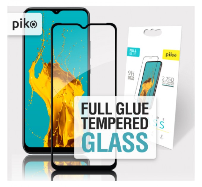 Скло захисне Piko Full Glue Realme C30 (1283126546204)