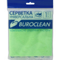Buroclean Серветки Buroclean universal microfiber, 30х30 cm, 1шт (10200122)