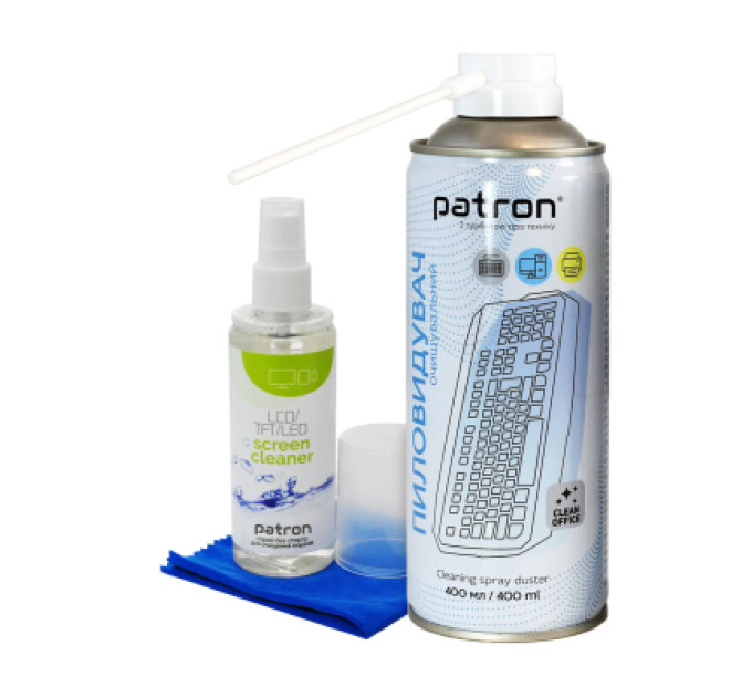 Patron Універсальний чистячий набір Patron spray duster 400ml F3-020 + Screen spray F3-022 (CS-PN-BUNDL-11)
