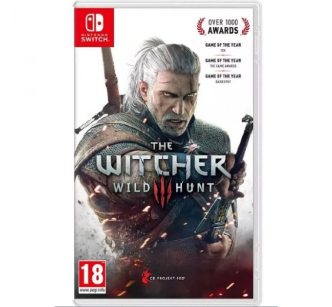 Nintendo Гра Nintendo The Witcher 3: Wild Hunt, картридж (5902367641825)