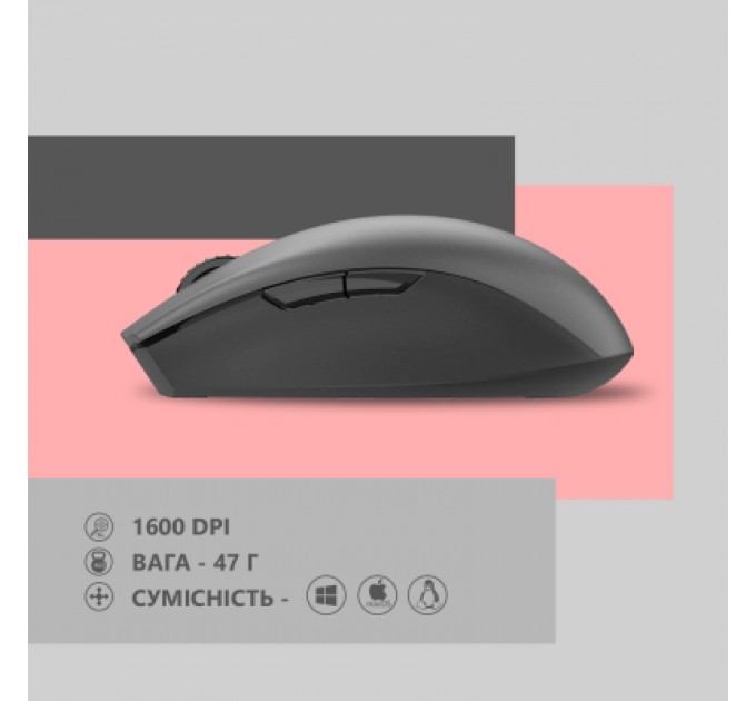 2E Мишка 2E MF2030 Rechargeable Wireless Grey (2E-MF2030WG)