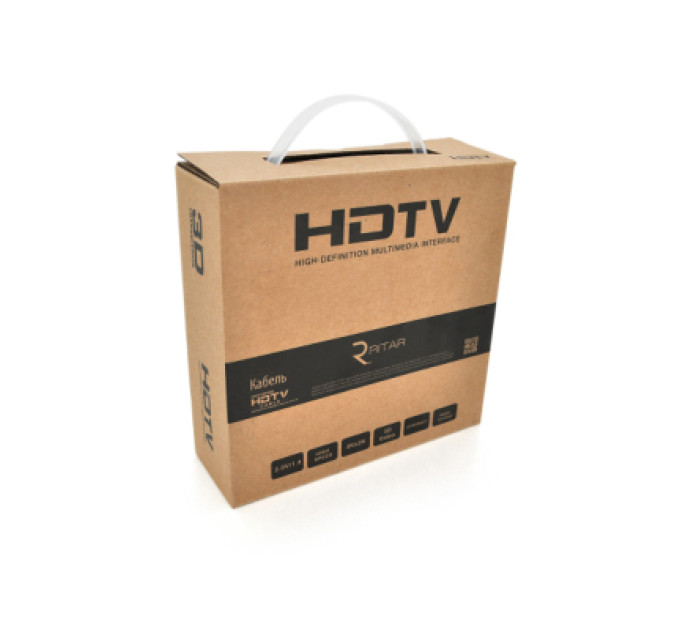 Ritar Кабель мультимедійний HDMI M to HDMI M 10.0m V1.4 4K black Ritar (HDMI(M)/(M)V1.4-10m-348B)