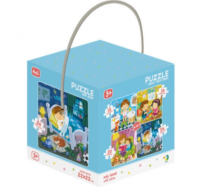 Пазл DoDo 4 в 1 Мій день (300130)