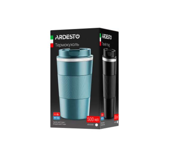 Термокружка Ardesto Urban 500 мл Зелена (AR2650GT)