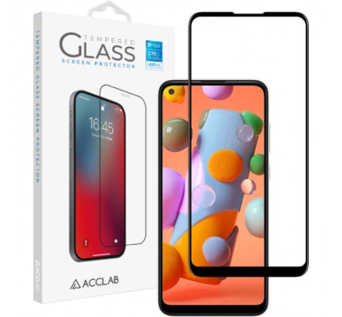 Скло захисне ACCLAB Full Glue Samsung A11/M11 (1283126508523)