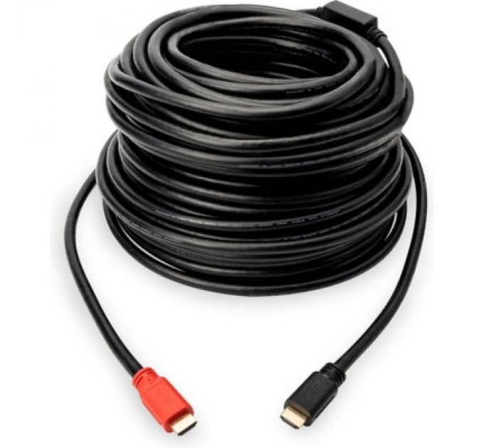 Кабель мультимедійний HDMI to HDMI 30.0m Amplifier Digitus (AK-330118-300-S)