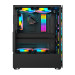 1stPlayer Корпус 1stPlayer V2-A-BK-4F1 Black без БЖ
