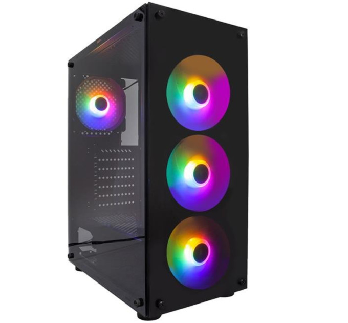 1stPlayer Корпус 1stPlayer V3-B-BK-4F1 Black без БЖ