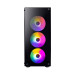 1stPlayer Корпус 1stPlayer V3-B-BK-4F1 Black без БЖ