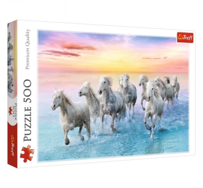Пазл Trefl Галоп білих коней 500 елементів (5900511372892)