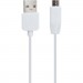 Дата кабель USB 2.0 AM to Micro 5P 1.0m 2.4A PVC X1 white HOCO (6957531032038)