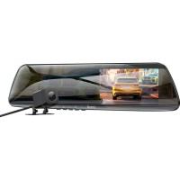Відеореєстратор HOCO DV4 4.5-inch rearview mirror driving recorder dual-channel Black (6942007616782)