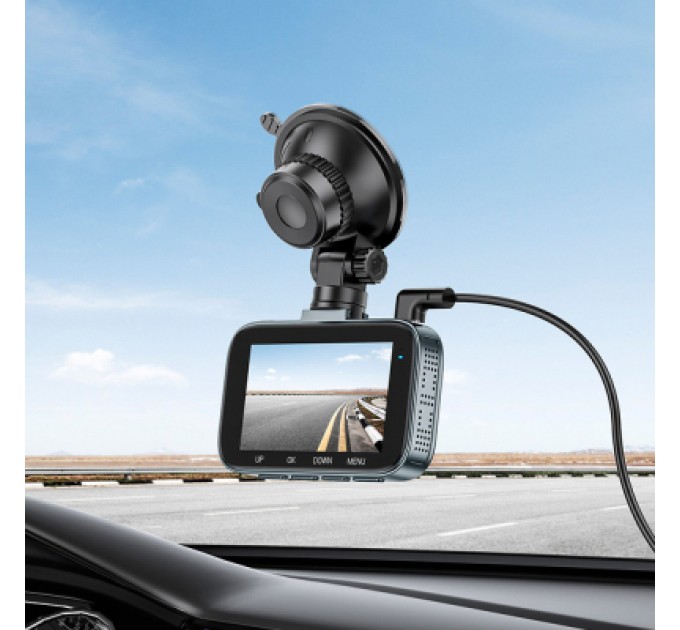 Відеореєстратор HOCO DV5 Driving recorder with 3-inch display (6942007619738)
