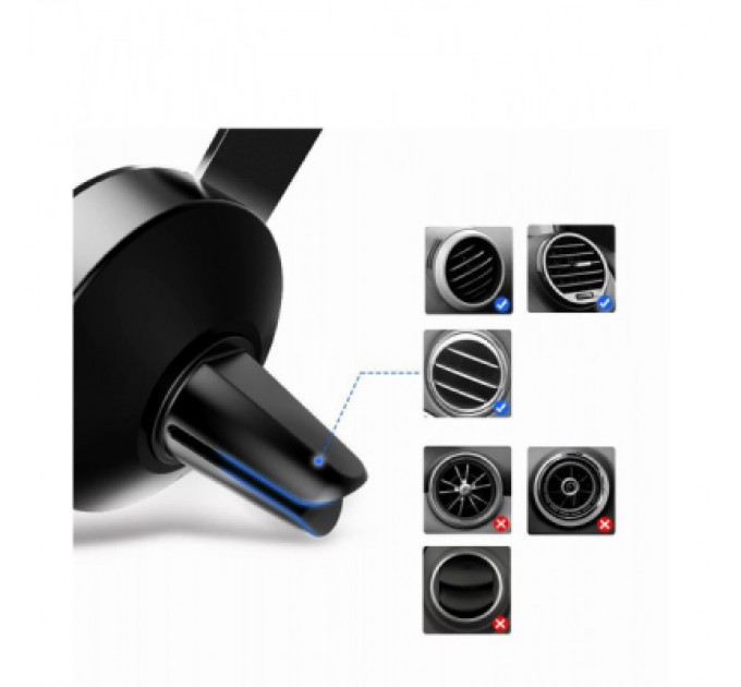 Універсальний автотримач Ugreen LP130 4.7-6.5" Gravity (50564)