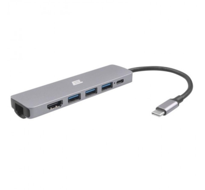 2E Концентратор 2E USB-C Slim Aluminum Multi-Port 6in1 (2EW-2684)