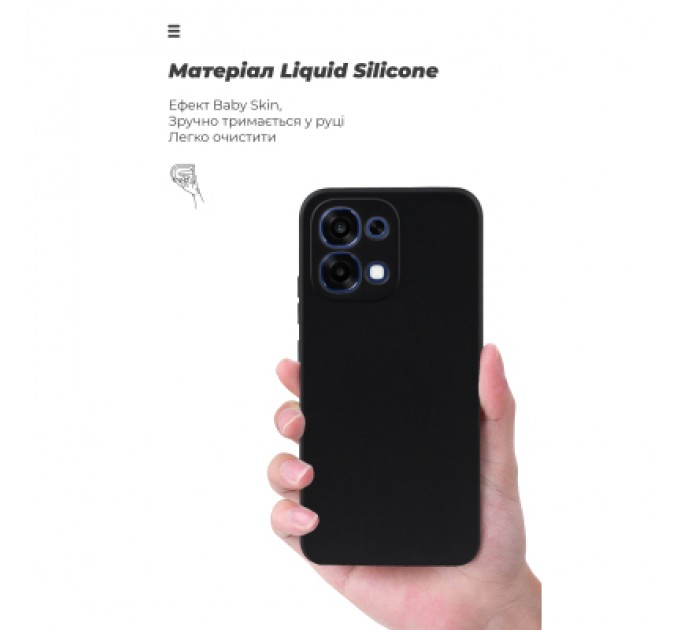Чохол до мобільного телефона Armorstandart ICON OPPO A6 Pro 4G Camera cover Black (ARM89193)
