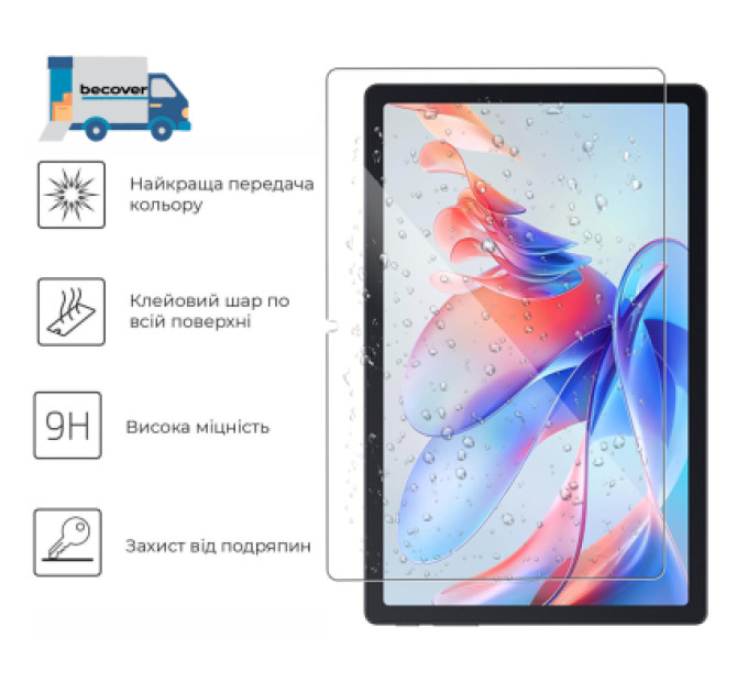 BeCover Скло захисне BeCover Oscal Pad 80 WiFi 10.51" (713694)