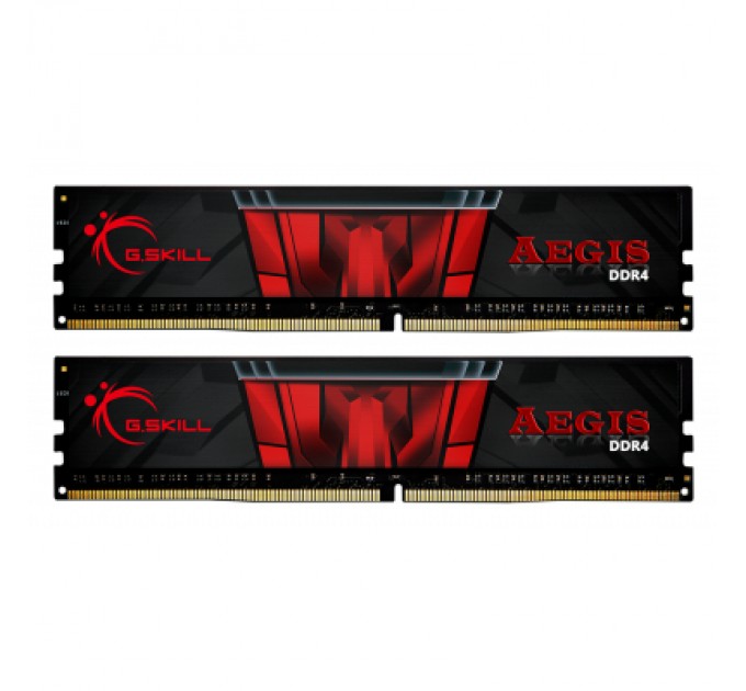 Модуль пам'яті для комп'ютера DDR4 32GB (2x16GB) 2666 MHz Aegis G.Skill (F4-2666C19D-32GIS)