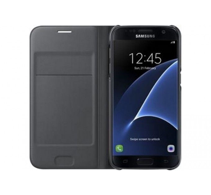 Чохол-книжка Samsung Flip Wallet для Samsung Galaxy S7 Edge  SM-G935 Black (EF-WG935PBEGRU)
