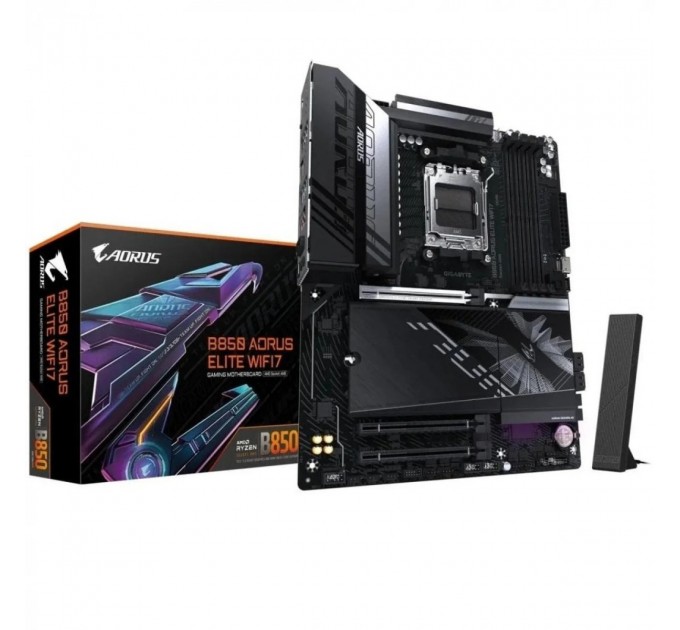 Материнська плата Gigabyte B850 Aorus Elite WiFi7 Socket AM5