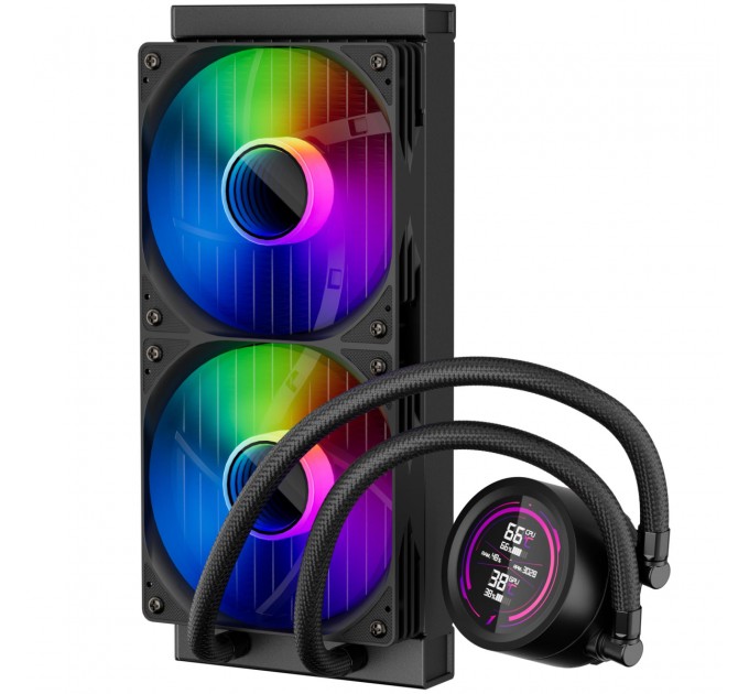 Система водяного охолодження 1stPlayer TS4-240 Black