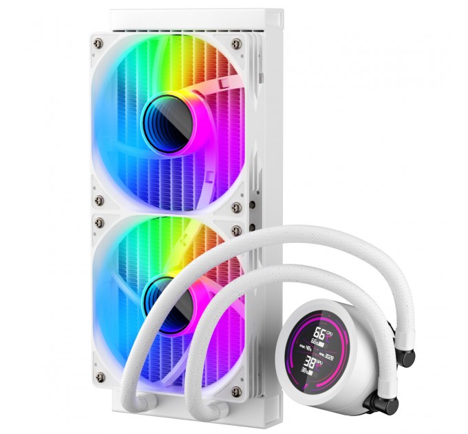 Система водяного охолодження 1stPlayer TS4-240 White