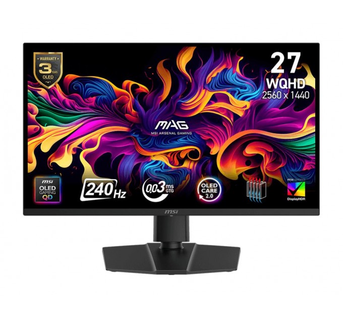 Монітор 27" MAG 273QP QD-OLED X24 MSI
