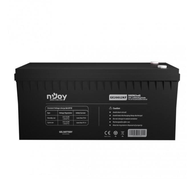 Акумуляторна батарея Njoy GE20012KF 12V 200AH (BTVGCBHOEIEKFCW01B) GEL