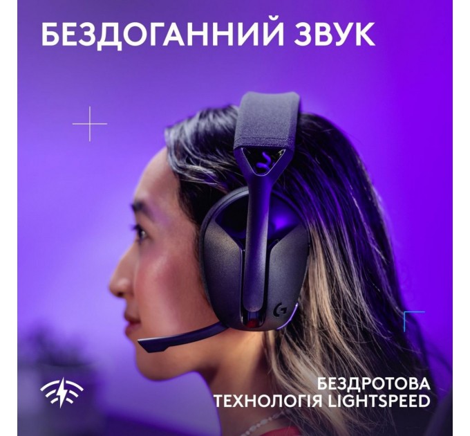 Гарнітура Logitech G321 Lightspeed Black (981-001563)
