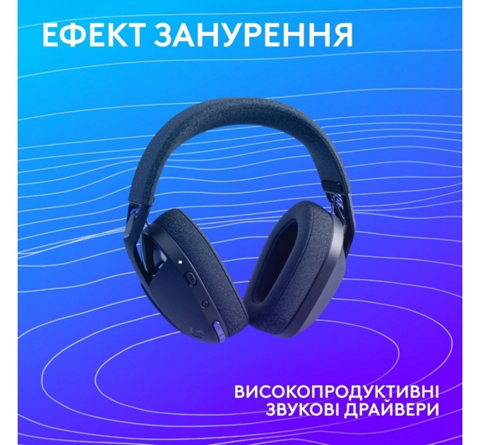 Гарнітура Logitech G321 Lightspeed Black (981-001563)