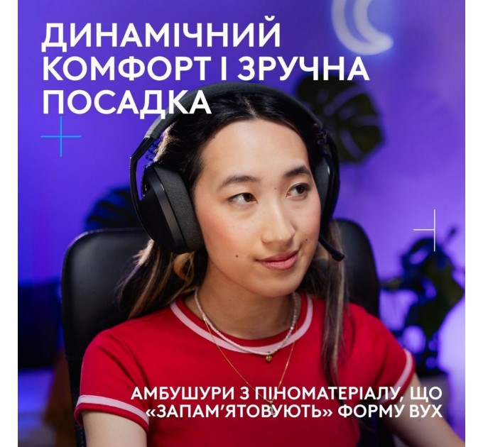 Гарнітура Logitech G321 Lightspeed Black (981-001563)