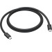 Кабель Apple Thunderbolt 4 USB-C Pro 1 м A2804 Black (MU883) OEM