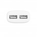 Мережевий зарядний пристрій Hoco C12 (2USB, 2.4А) White (C12MW) + кабель MicroUSB