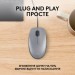 Logitech Мишка Logitech M110 Silent USB Mid Gray (910-006760)