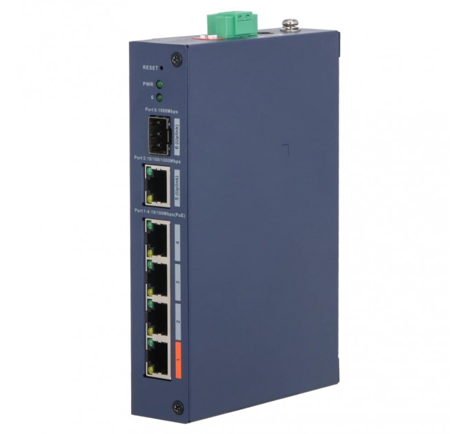 Комутатор Dahua DH-CHS4106-4ET-60 PoE