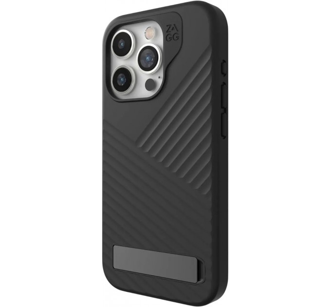 Чохол-накладка Zagg Gear4 Denali Snap with MagSafe w/ Kickstand для Apple iPhone 15 Pro Black (702312348 / 702312718)